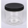 Empty Clear Plastic Cosmetic Jar With Lid